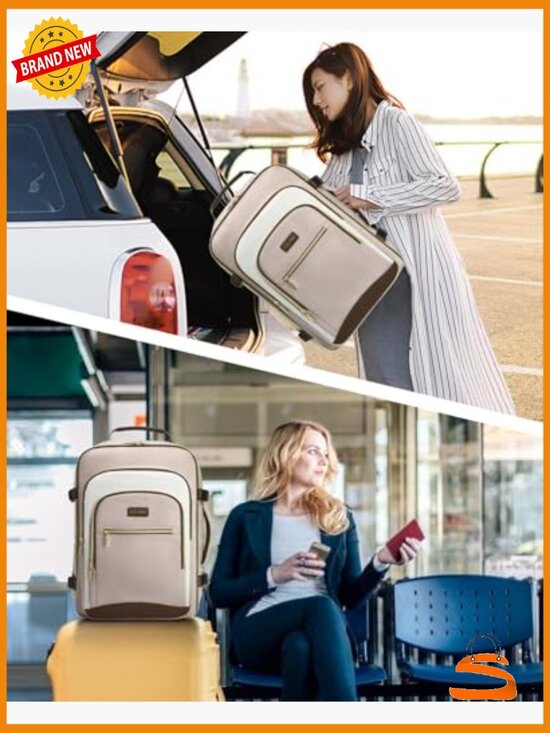 40L Travel Backpack for Women, Carry On Flight Approved, Waterproof Backpack main image 6